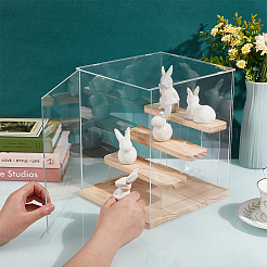 Собранная акриловая модель игрушечной витрины ODIS-WH0029-42