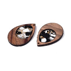 Кулон из дерева и смолы WOOD-H104-23-04