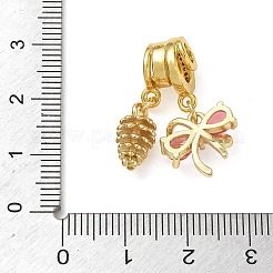 Pendentifs avec zircon cubiques à micro-pavés en laiton&nbsp;CU-CBA4231-11G-G