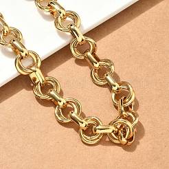 Ожерелья из двух звеньев цепи из нержавеющей стали 304&nbsp;LS-NJEW-S453-02P-A