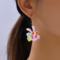 Пасхальные акриловые серьги-подвески&nbsp;FS-WG9C962-01