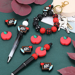 10шт 2 стиля силиконовые бусины SIL-SC0001-57