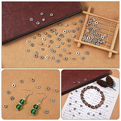 100 шт. 10 стиля бусины из сплава в тибетском стиле&nbsp;TIBE-YW0001-76