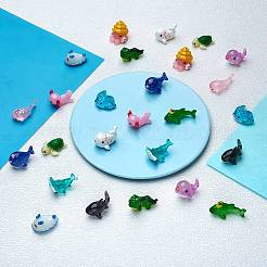 26 Stk. 13 transparente Harz-Cabochons im Stil&nbsp;RESI-SZ0002-71
