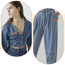 Aufnäher aus Kunstleder&nbsp;LS-DIY-WH0265-44D
