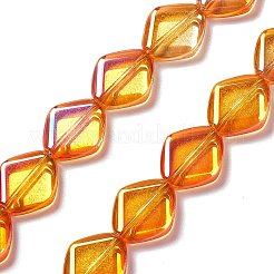 Стеклянные бусины с гальваническим покрытием &nbsp;EGLA-L032-FR