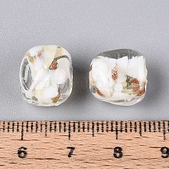 Бусины ручной работы бусины золотого песка LAMP-T021-32F