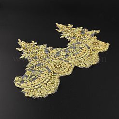 Funkelnde Stickerei-Blumen-Polyester-Spitzenbesatz&nbsp;OCOR-GF0002-44B