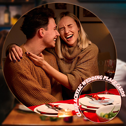 Прозрачные акриловые карточки с пустыми местами TACR-WH0006-07A