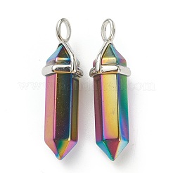 Гальванизированные немагнитные синтетические гематитовые заостренные подвески&nbsp;G-M378-01P-B01