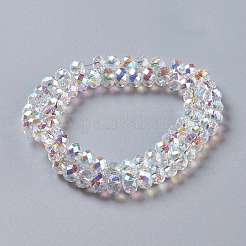 Стекло имитация австрийских хрустальных бусин&nbsp;GLAA-F108-05B