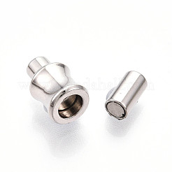 925 магнитные застежки из стерлингового серебра STER-T007-147P