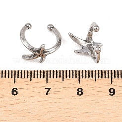 Серьги-звезды из нержавеющей стали 316&nbsp;AJEW-C044-11AS