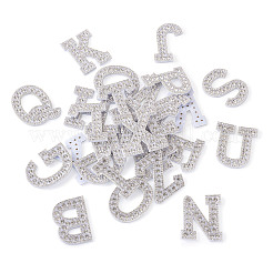 Patchs de strass en résine alphabet&nbsp;DIY-TAC0005-45A