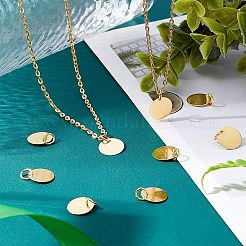 100 шт. латунная штампованная пустая бирка-подвеска&nbsp;KK-FH0002-60G