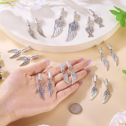 16 шт. 8-х стильный наконечник для шнура из сплава PALLOY-PJ00001