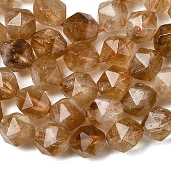 Природный цитрин бисер нитей G-Z119-A37-02