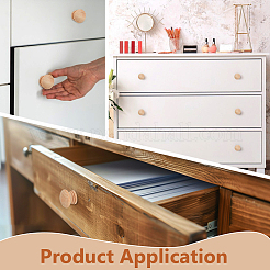 Деревянные ручки для ящиков&nbsp;WOOD-WH0062-08