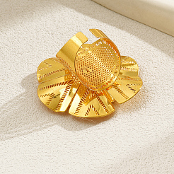 Роскошное железное полое свадебное кольцо-манжета для невесты VO5692