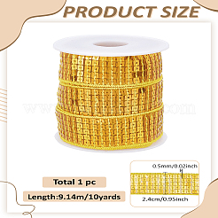 10 ярд блестящей ленты из полиэстера&nbsp;OCOR-LP0003-08B