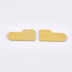 Расписные тополя деревянные кабошоны WOOD-T021-28A