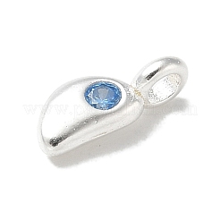 925 подвеска в виде луны из стерлингового серебра с кубическим цирконием&nbsp;STER-R002-02S-04