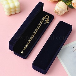 Бархатная шкатулка для ожерелья для ювелирных изделий CON-YW0001-58