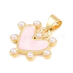 Латунь эмаль подвески&nbsp;KK-B168-01G-04