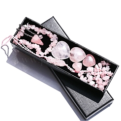 Биолокационный маятник из натурального розового кварца PW-WG73208-01