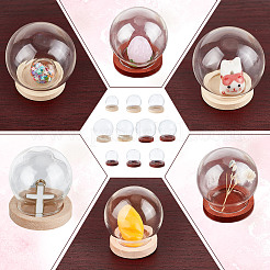 Купол из круглого стекла&nbsp;DIY-DR0001-52