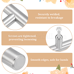 60 шт. ручка для ящика из нержавеющей стали&nbsp;AJEW-WA0001-61