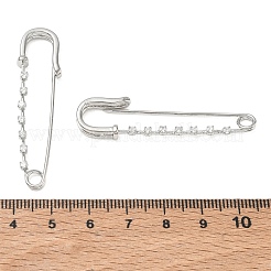Kit de épingles en laiton micro-pavé de zircone cubique transparente&nbsp;CU-CBA9234-09P