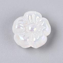 Placage uv perles acryliques opaques&nbsp;OACR-N161-08