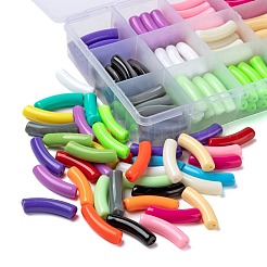 180 pz 18 colori perline acriliche opache&nbsp;MACR-LS0001-05B
