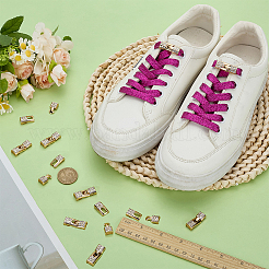 6 пара застежек-кнопок из цинкового сплава со стразами&nbsp;FIND-FG0005-21KCG