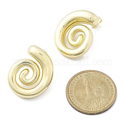 Messing Ohrstecker für Damen&nbsp;EJEW-U035-05G
