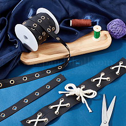 Плоские имитационные кожаные шнуры LC-PH0001-08B-01