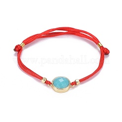 Bracciali in nylon con bretelle regolabili&nbsp;BJEW-JB04208-M