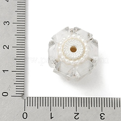 Прозрачные акриловые бусины&nbsp;CLAY-NH0003-04S