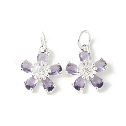 Colgante micropavé cubic zirconia de latón&nbsp;KK-U067-04S