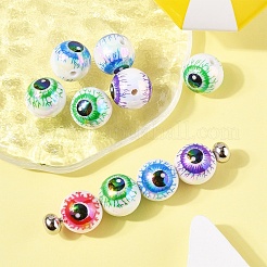 10 шт. напечатанные акриловые бусины&nbsp;OACR-YW0005-02