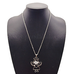 Spicy Girl Sweet Little Angel Necklace Female tagram Fashion Wearing Love Hip Hop Collar Chain