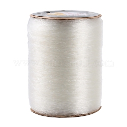 Korean Elastic Crystal Thread, Clear, 0.5mm, about 1093.61 yards(1000m)/roll