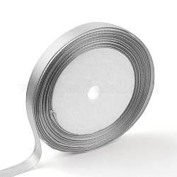 Einseitiges Satinband, Polyesterband, lichtgrau, 2 Zoll (50 mm), etwa 25 yards / Rolle (22.86 m / Rolle), 100yards / Gruppe (91.44m / Gruppe), 4 Rollen / Gruppe