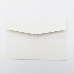 Colored Blank Kraft Paper Envelopes, Rectangle, White, 160x110mm
