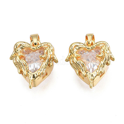 Латунные микро проложить кубического циркония подвески KK-N233-404-1