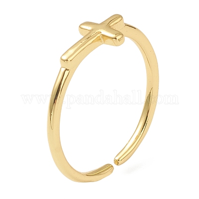 Anelli gemelli in ottone&nbsp;RJEW-L100-005G-1