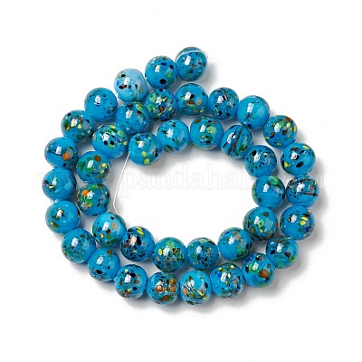 Ручной работы бусины прядь LAMP-C008-02G-1