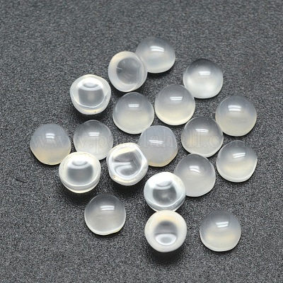 Natürliche Achat Cabochons&nbsp;G-P393-R07-4mm-1