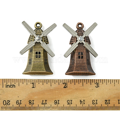 6 шт. 2 цвета подвески из сплава в тибетском стиле FIND-FS0002-56-1